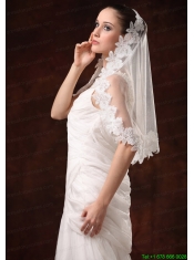 Modest Lace Tulle Bridal Veils For Wedding