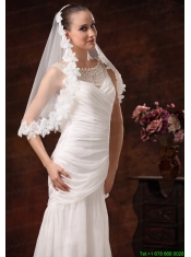 Modest Lace Tulle Bridal Veils For Wedding