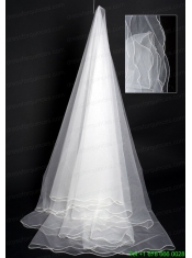 Multilayer Organza Modest Bridal / Wedding Veil
