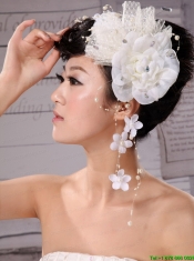 Pure Tulle and Chiffon With Imitation Pearls Fascinators
