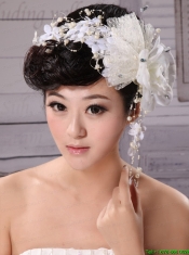 Pure Tulle and Chiffon With Imitation Pearls Fascinators