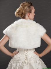 Rabbit Fur Special Occasion Short Sleeves Jacket