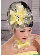 Rhinestones Lovely Tulle Hairpins Birdcage Veils