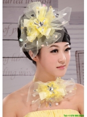 Rhinestones Lovely Tulle Hairpins Birdcage Veils