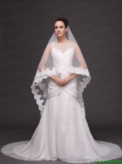 Royal Discount Organza Bridal Veil For Wedding
