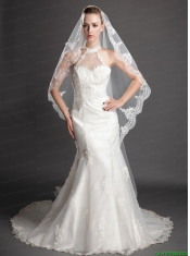 Royal Discount Tulle Bridal Veil With Lace