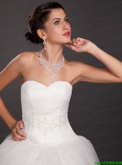 Shimmering Ladies Imitation Pearl Necklace and Earrings Jewelry Set
