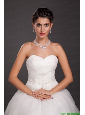 Shimmering Ladies Imitation Pearl Necklace and Earrings Jewelry Set