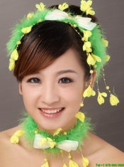 Special Hat Hairpin Feather Tulle Black Outdoor and Wedding