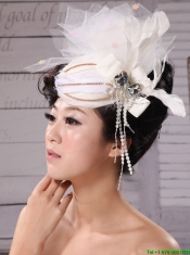 Special Hat Hairpin Tulle Beading Outdoor and Wedding