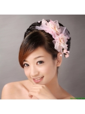 Sweet Baby Pink Imitation Pearls Headpieces For Party