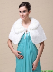 Top Selling High Quality Instock Special Occasion Wedding / Bridal  Shawl  With Fold-over Collar