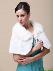 Top Selling High Quality Instock Special Occasion Wedding / Bridal  Shawl  With Fold-over Collar