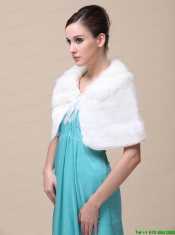 Top Selling High Quality Instock Special Occasion Wedding / Bridal  Shawl  With Fold-over Collar