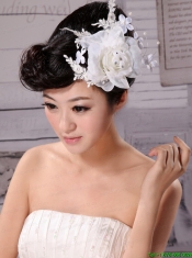 Tulle and Chiffon With Imitation Pearls Fascinators Pure Wedding and Outdoor