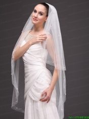 Two-tier Fingertip Wedding Bridal Veil For Wedding Party
