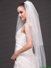 Two-tier Fingertip Wedding Bridal Veil For Wedding Party