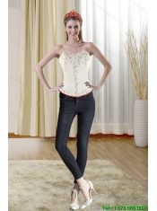 2015 Beautiful Strapless Corset with Ruching for Spring