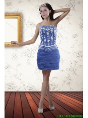 2015 Sweetheart Christmas Party Dresses with Appliques and Beading