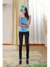 2015 Pretty Multi Color Dresses for Quince with Ruffles and Beading