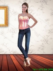Best Multi Color Dress for Quinceanera with Ruffles and Beading