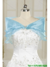 Best Sweetheart Beading Aqua Blue Quinceanera Dresses in Taffeta for 2015