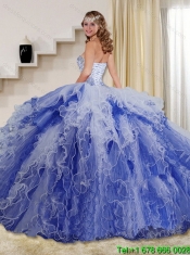 Gorgeous Multi Color Sweetheart Quinceanera Dresses with Beading and Ruffles for 2015