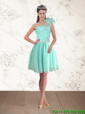 2015 Elegant Apple Green Quinceanera Dress with Appliques