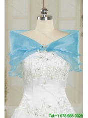 2015 Perfect Teal Sweet 16 Dresses with Ruffled Layers and Beading
