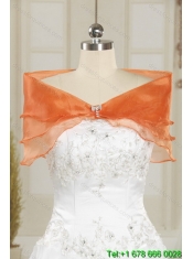 Elegant Champagne Scoop Quinceanera Dress with Beading and Ruffles