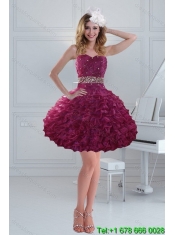 Perfect Beading and Ruffles Quinceanera Dresses with Floor Length