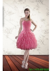 Perfect Paillette Quince Dresses with Strapless for 2015