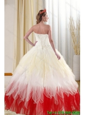 2015 Affordable Sweetheart Quinceanera Dresses with Beading