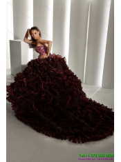 2015 Wholesale Multi Color Quinceanera Gowns with Ruffles and Appliques