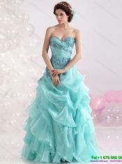 2015 Wholesale Sweetheart Floor Length Quinceanera Dresses with Appliques