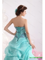 2015 Wholesale Sweetheart Floor Length Quinceanera Dresses with Appliques