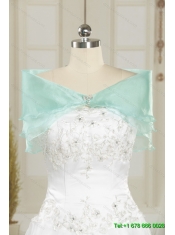 Best 2015 One Shoulder Ruffles Quinceanera Dresses with Hand Made Flowers and Pick Ups