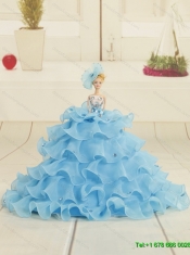 Best Ruffles Multi Color 2015 Quinceanera Dresses with Hand Made Flowers