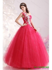 Wholesale One Shoulder Dresses for a Quinceanera with Beading for 2015