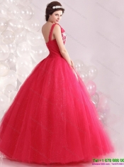 Wholesale One Shoulder Dresses for a Quinceanera with Beading for 2015