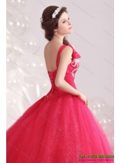 Wholesale One Shoulder Dresses for a Quinceanera with Beading for 2015