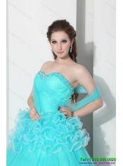 Wholesale Sweetheart Quinceanera Dresses with Ruffled Layers and Beading