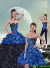 2015 New Style Beading and Pick-ups Sweet 15 Dress in Multi Color