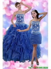 2015 Pretty Strapless Quinceanera Dresses in Royal Blue 2015 Pretty Strapless Quinceanera Dresses in Royal Blue