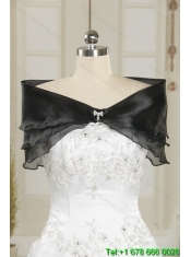 Pretty 2015 Quinceanera Dresses in Navy Blue with Appliques and Ruffles