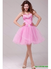 2015 Beautiful Sweetheart Champagne Quinceanera Dress and Pink Dama Dresses and Straps Ball Gown Little Girl Dress