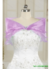 2015 New Styles Beading and Ruffles Sweetheart Quinceanera Dresses in Baby Pink