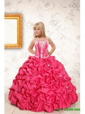 2015 Pick Ups Red Quinceanera Dress and Yellow One Shoulder Prom Dresses and  Cute Red Little Girl Dress