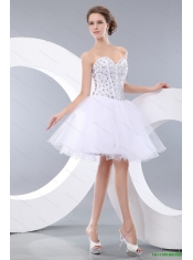 2015 Red Ruffled Quinceanera Dress and Beaded White Short Dama Dresses and Halter Top Beaded Pageant Dresses for Little Girl