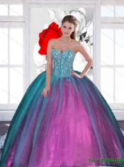 2015 Wonderful Sweetheart Quinceanera Dresses with Beading